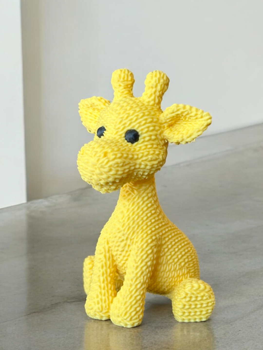 "Knitted" style Giraffe