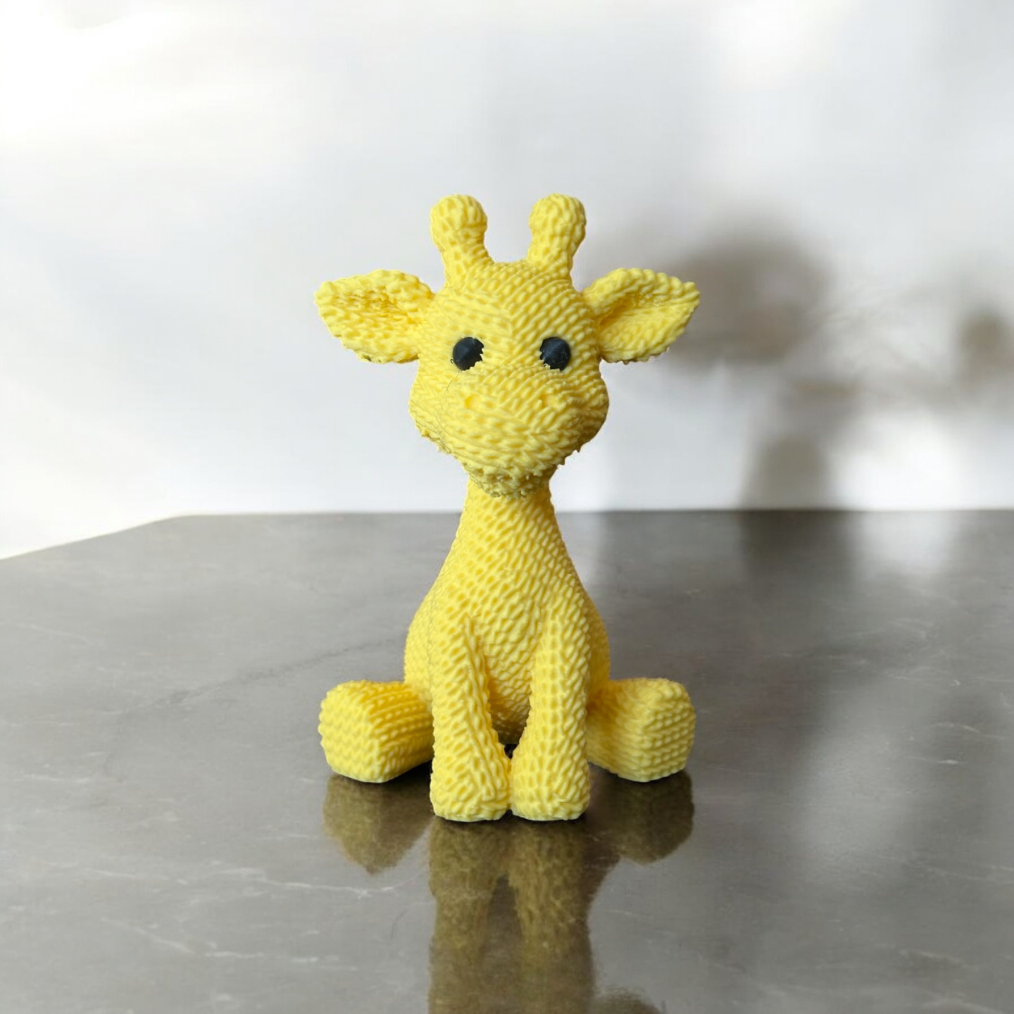 "Knitted" style Giraffe