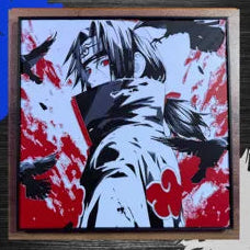 Itachi Uchiha Filament Wall Art 3D-printed anime product by Nova Prints