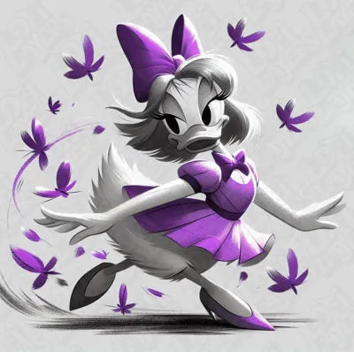 Daisy Duck Filament Painting