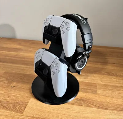 Dual PS5 Controller Stand - 3D printed PlayStation controller stand