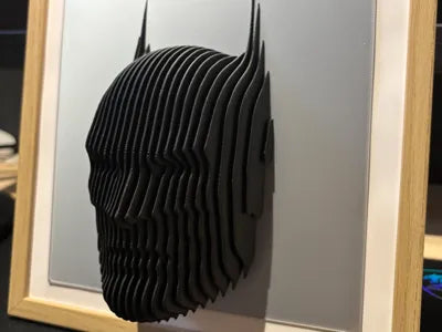 Batman layered sculpture