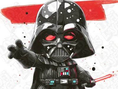 Chibi Darth Vader Filament Painting