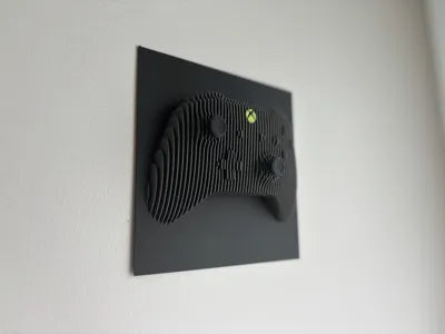 Controller XBOX Wall Art layered sculpture