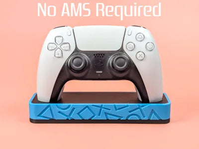 PS5 Controller Stand - Shapes (larger) - 3D printed PlayStation controller stand
