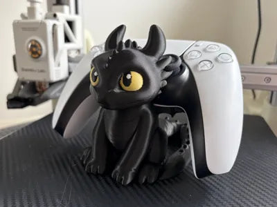 Toothless 2 - Controller Holder - PS5 - 3D printed PlayStation controller stand