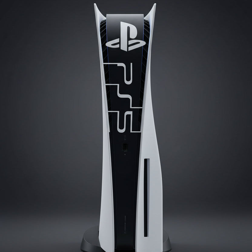 Vertical Logo Frame — PS5 Faceplate