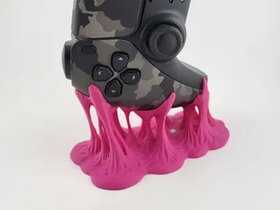 Bubble Gum PS5 Controller Stand Holder Joystick V2 - 3D printed PlayStation controller stand