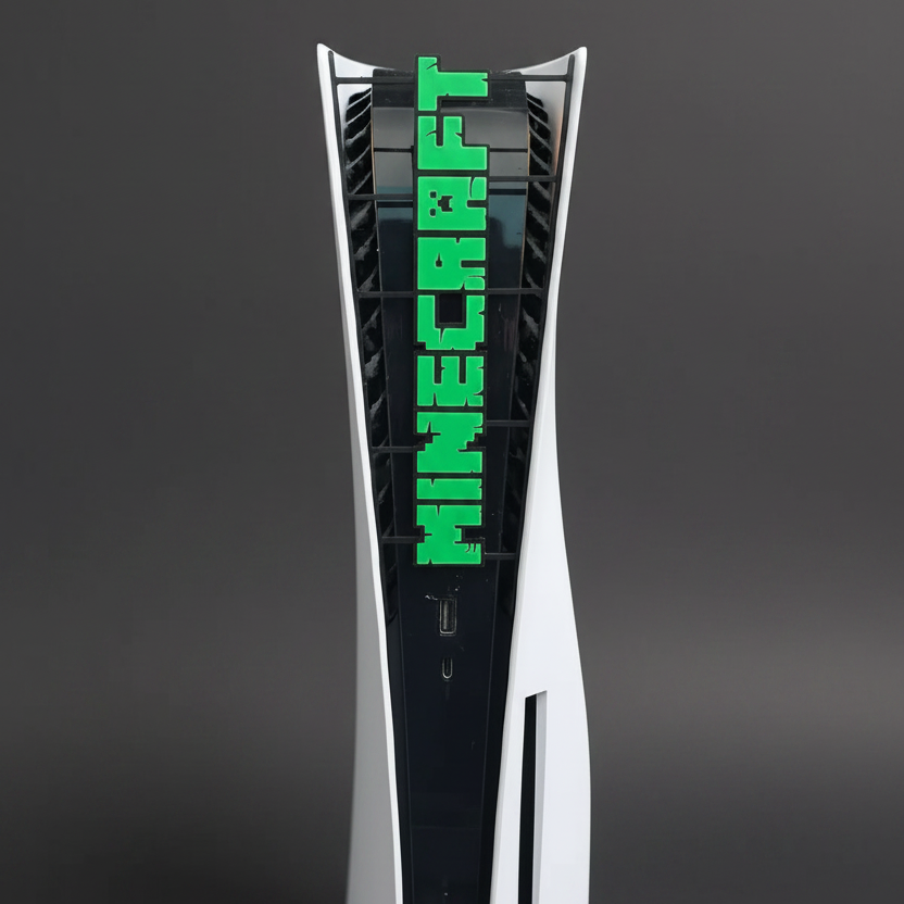 Minecraft Logo — PS5 Faceplate