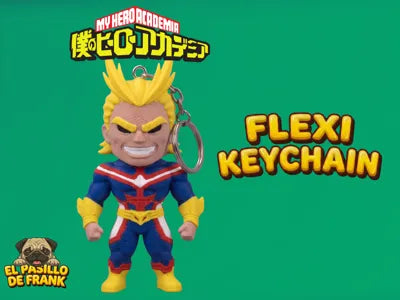 All Might Flexi Keychain 3D-printed anime product by Nova Prints