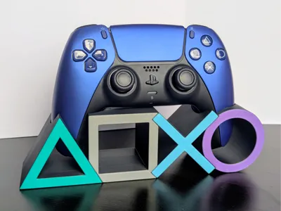 PS5 DualSense Controller Stand - 3D printed PlayStation controller stand