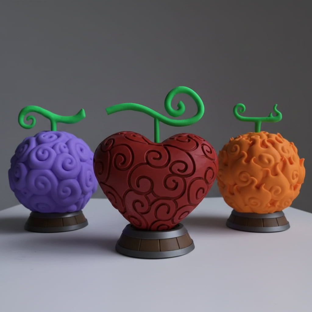 One Piece Devil Fruit Collection 3D-printed anime product by Nova Prints