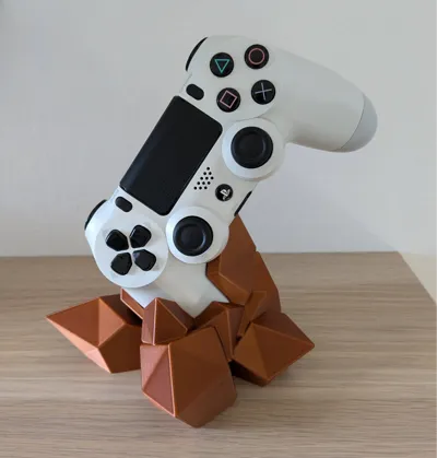 Playstation 4 Controller Stand DualShock 4 Crystal - 3D printed PlayStation controller stand