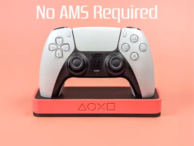 PS5 Controller Stand - Shapes - 3D printed PlayStation controller stand