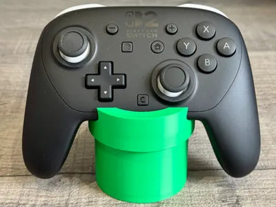 Nintendo Switch 2 Pro Controller Stand Warp Pipe - 3D printed Nintendo Switch controller stand