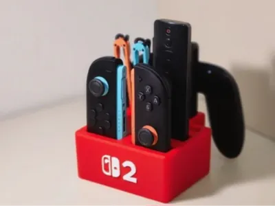 Nintendo Switch 2 Joy - Con Controller Stand - 3D printed Nintendo Switch controller stand