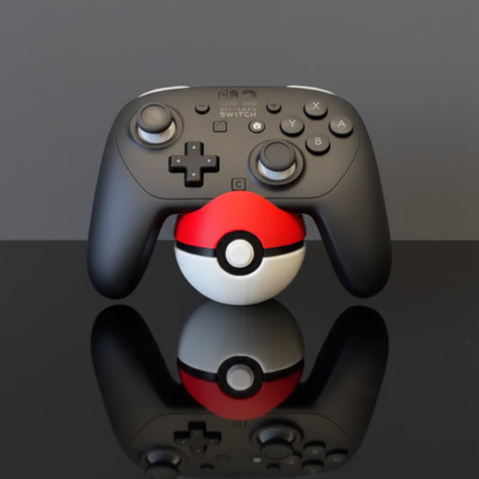 Nintendo Switch 2 Poke Ball Pro Controller Stand - 3D printed Nintendo Switch controller stand