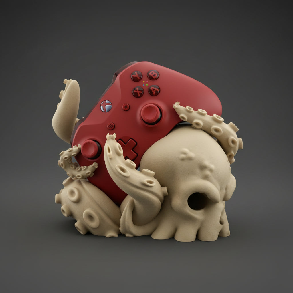 Xbox Controller Stand Tentacle Holder X S - 3D printed Xbox controller stand