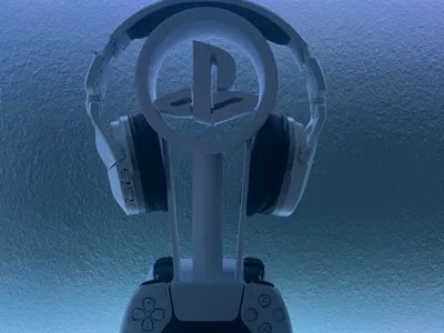 PS5 Controller And Headset Holder - 3D printed PlayStation controller stand
