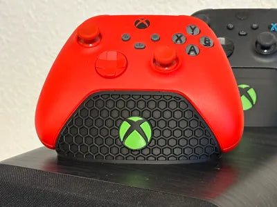 Honeycomb Xbox Controller Stand With Logo - 3D printed Xbox controller stand