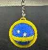 World Cup 2026 Spinning Football Soccer Keychains