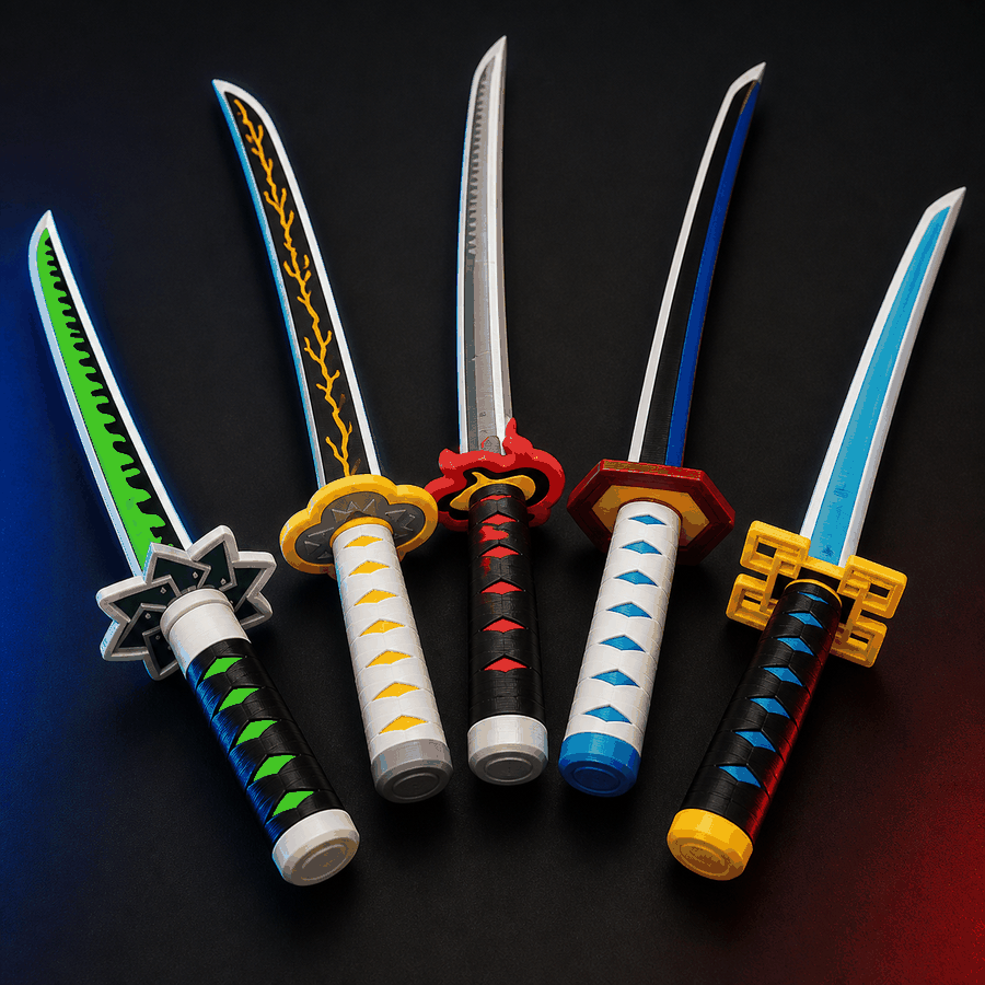 Retractable Anime Katana – Choose Your Style