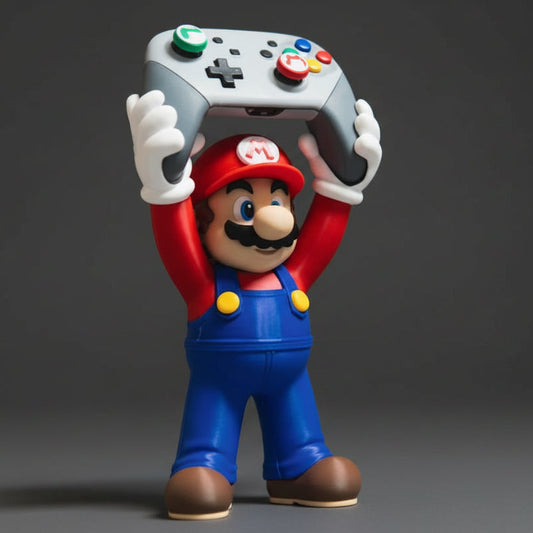 Super Mario Controller Stand - Switch Pro - 3D printed Nintendo Switch controller stand