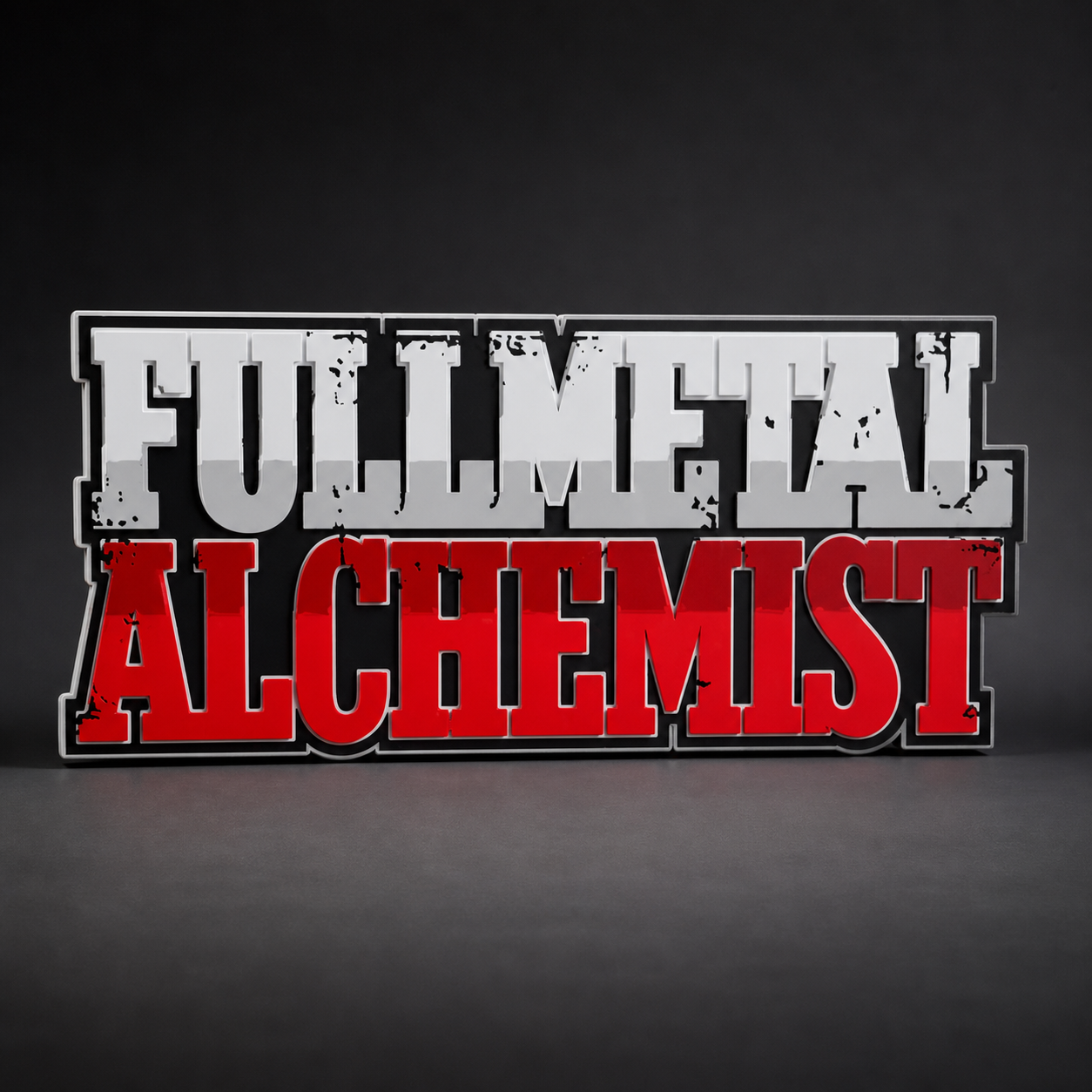 Fullmetal Alchemist Logo Display Sign