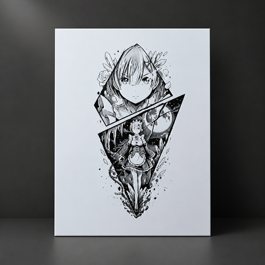 Rem RE:ZERO Textured Wall Art