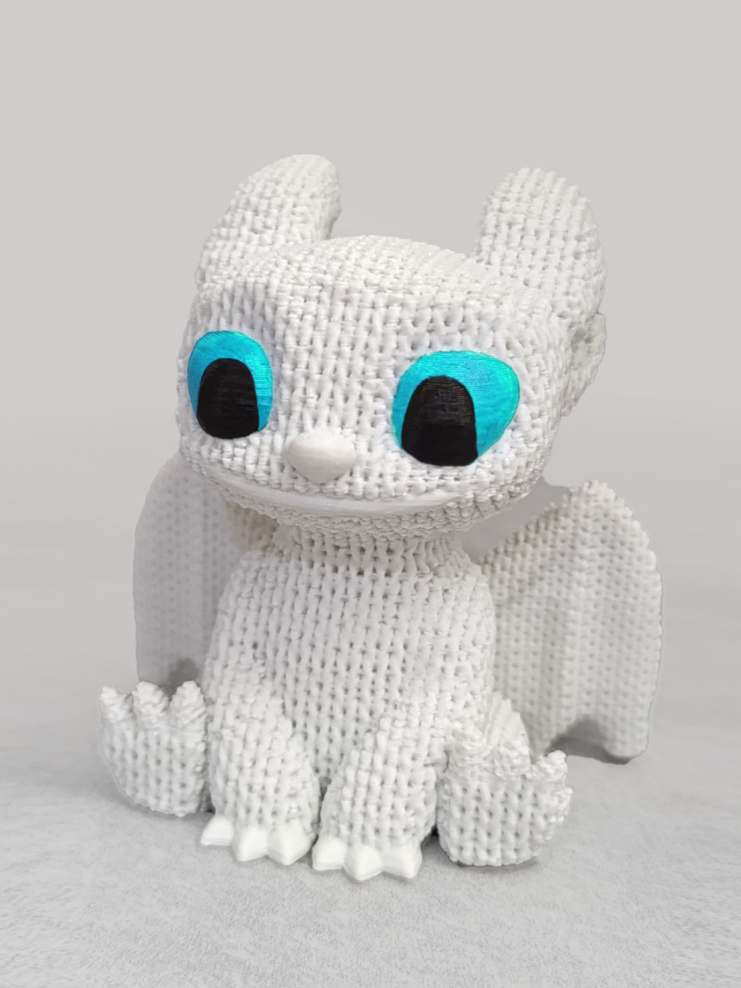 How to Train your Dragon Knitted Toothless/Light Fury
