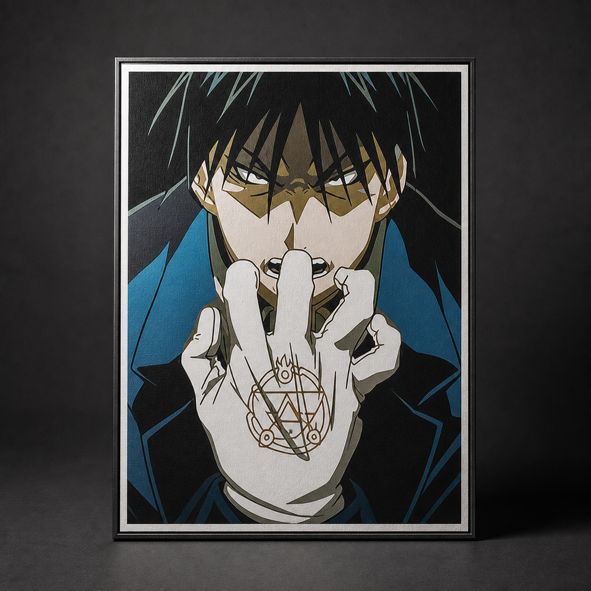 Roy Mustang Textured Wall Art